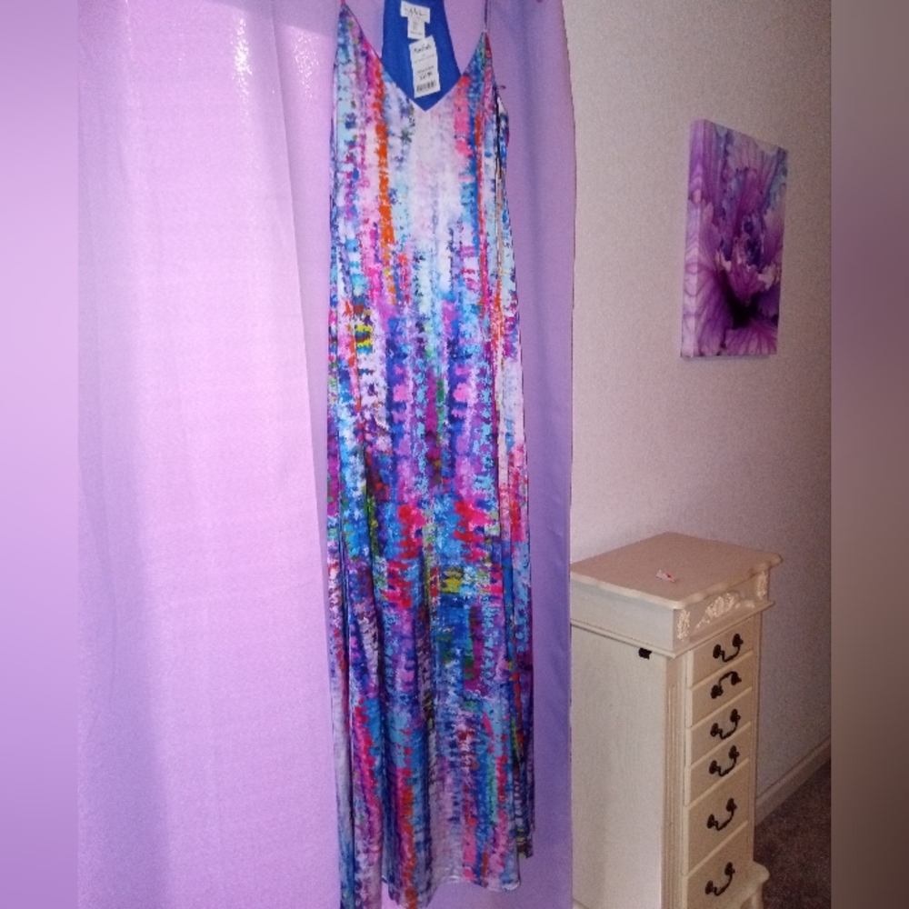 Nicole Miller abstract Maxi Dress